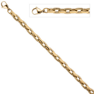 Anker Armband Edelstahl/PVD goldfarben 21 cm
