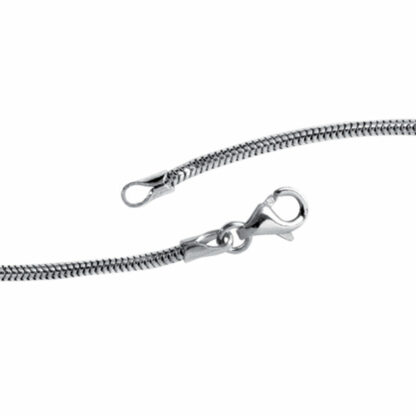 Schlangenkette 585 Weißgold 1,6 mm 42 cm – Bild 5