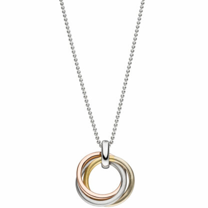 Anhänger 925 Silber tricolor verschlungen – Bild 2