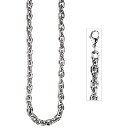 Collier Ankerkette tropfenförmig aus Edelstahl