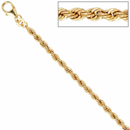 Collier/Kordelkette 585 Gelbgold 3,2 mm 45 cm – Bild 2