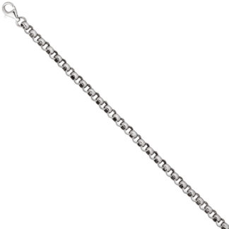 Erbsarmband 925 Silber 4,5 mm 19 cm
