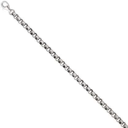 Erbsarmband 925 Silber 4,5 mm 19 cm
