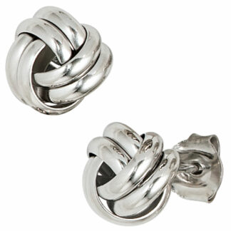 Ohrstecker 925 Silber Knoten-Design