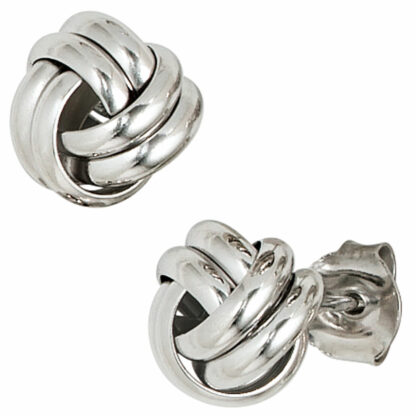 Ohrstecker 925 Silber Knoten-Design