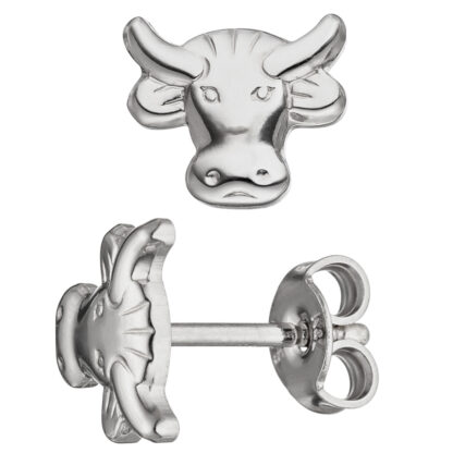 Ohrstecker "Kuh" 925 Silber