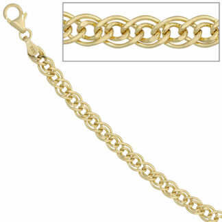 Zwillings-Panzerarmband 333 Gelbgold 21 cm 4,8 mm