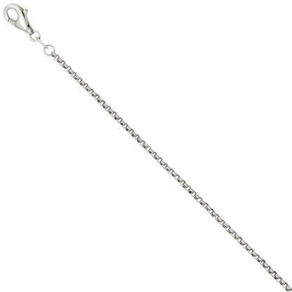 Erbskette 925 Silber 1,5 mm 36 cm – Bild 2