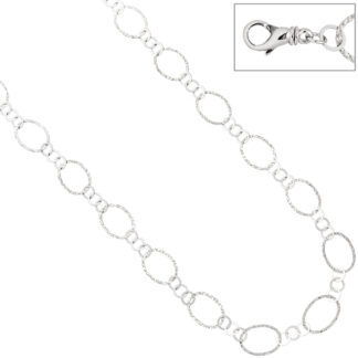 Collier 925 Silber strukturiert