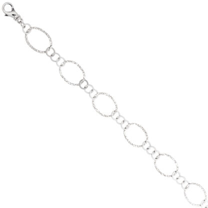 Collier 925 Silber strukturiert – Bild 2