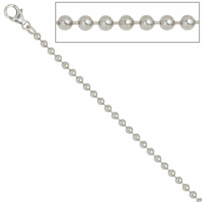 Kugelkette 925 Silber 3 mm 45 cm