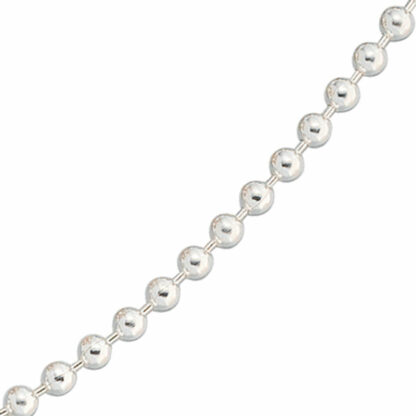Kugelkette 925 Silber 3 mm 45 cm – Bild 2
