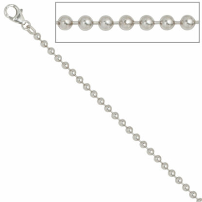 Kugelkette 925 Silber 3 mm 60 cm