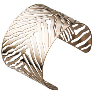 Armreif "Nativ Design" Edelstahl/PVD rotgoldfarben offen