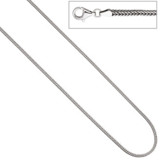 Collier/Fuchsschwanz-Kette 925 Silber 45 cm