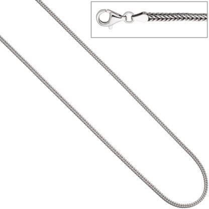 Collier/Fuchsschwanz-Kette 925 Silber 45 cm