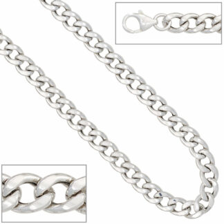 Collier/Panzerkette 925 Silber 7 mm 45 cm