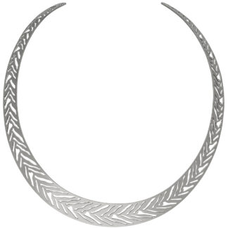 Halsreif "Nativ Design" Edelstahl offen