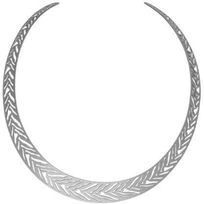 Halsreif "Nativ Design" Edelstahl offen