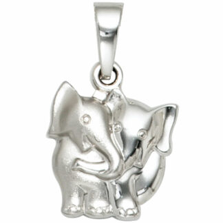 Kinder Anhänger "Elefantenpaar" 925 Silber