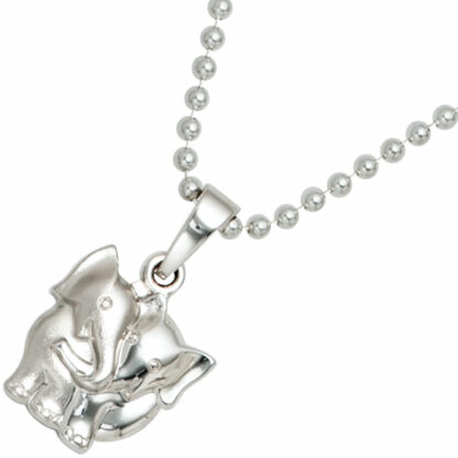 Kinder Anhänger "Elefantenpaar" 925 Silber – Bild 2