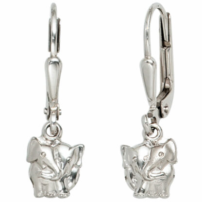 Kinder Boutons "Elefantenpaar" 925 Silber