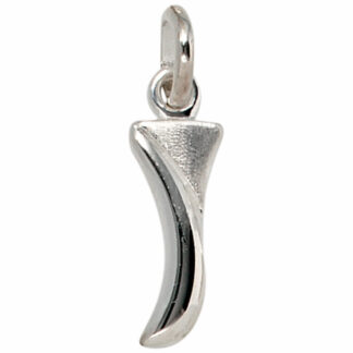 Buchstaben-Anhänger "I" 925 Silber/teilmattiert