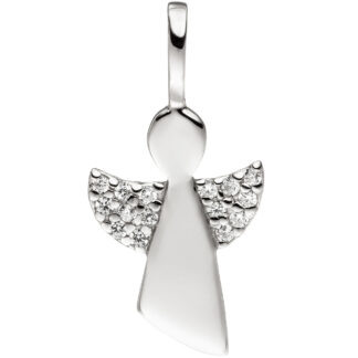 Anhänger "Engel" 925 Silber mit Zirkonia weiß