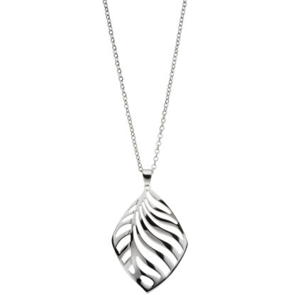 Collier/Ankerkette "Blatt" Edelstahl – Bild 2