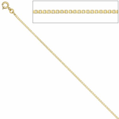 Venezianerkette 585 Gelbgold 1,5 mm 42 cm