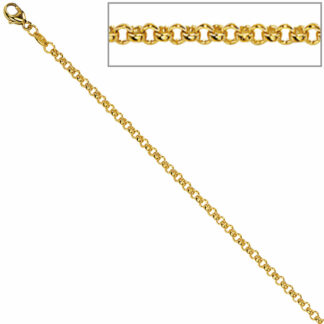 Erbskette 585 Gelbgold 1,5 mm 36 cm