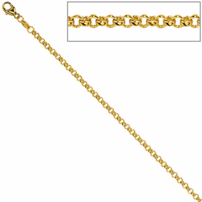 Erbskette 585 Gelbgold 1,5 mm 36 cm