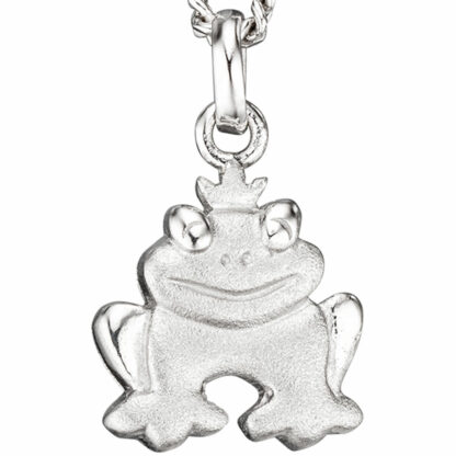 Kinder Anhänger "Frosch" 925 Silber/teilmattiert – Bild 4