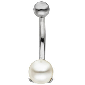 Piercing (Bauchnabel) mit Kugel Edelstahl und SWAROVSKI ELEMENT Piercing