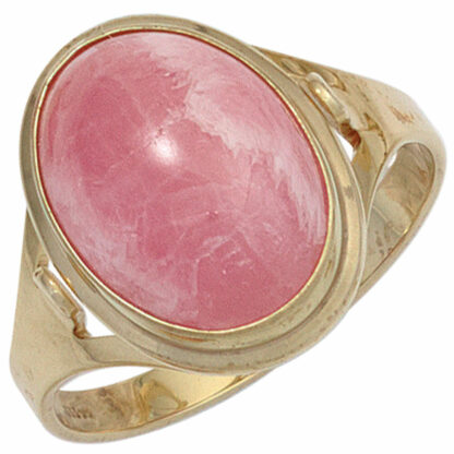 Ring 585 Gelbgold mit Rhodochrosit