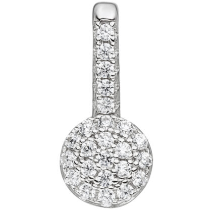 Anhänger "Blüte" 925 Silber mit Zirkonia weiß