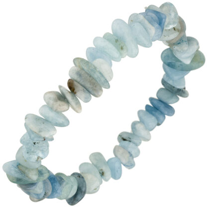 Armband mit Aquamarinen Natur 19 cm