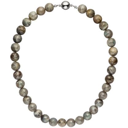 Collier mit Labradorit-Perlen facettiert