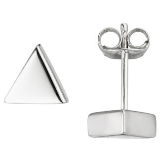 Ohrstecker 925 Silber in Dreiecksform