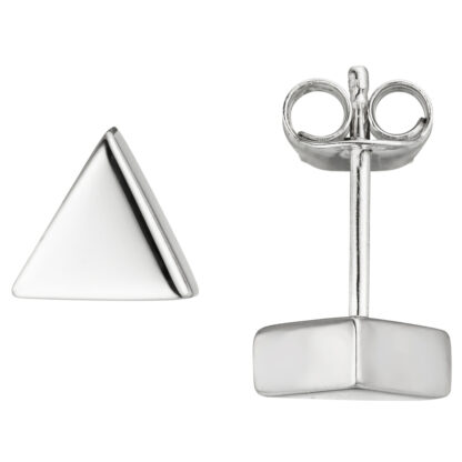 Ohrstecker 925 Silber in Dreiecksform
