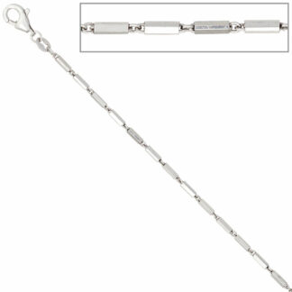 Collier 925 Silber mit Stäbchen-Elementen 45 cm
