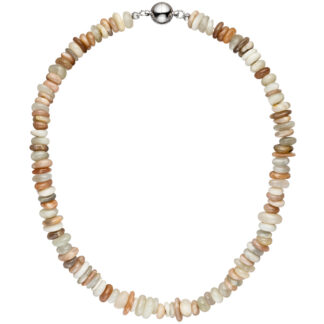 Collier Sonnenstein mit Metall-Magnetschließe