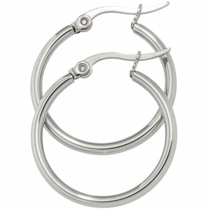 Creolen rund Edelstahl ca. 24 mm