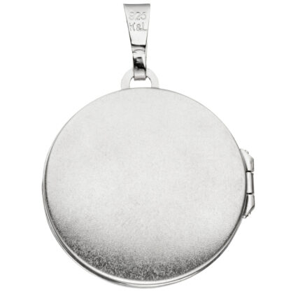 Collier/Panzerkette mit Medaillon "Blume des Lebens" 925 Silber – Bild 5