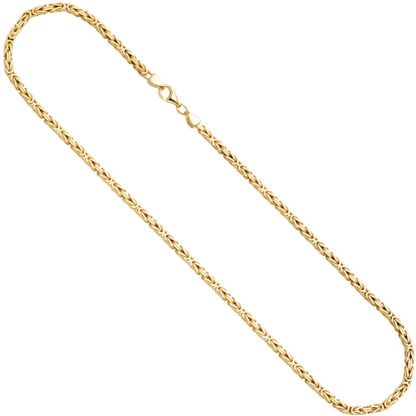 Collier/Königskette 925 Silber/vergoldet diamantiert 45 cm – Bild 4