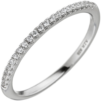 Ring 925 Silber mit Zirkonia