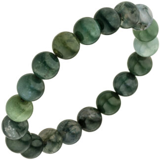 Armband mit Moosachaten 19 cm