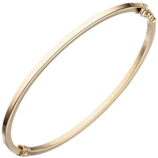 Armreif oval 585 Gelbgold ca. 2,4 mm