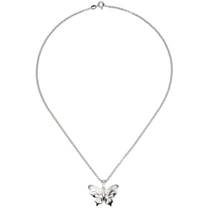 Collier mit Anhänger "Schmetterling" 925 Silber – Bild 4