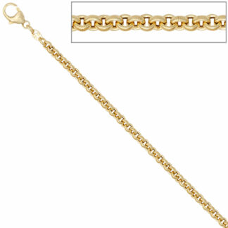 Erbskette 585 Gelbgold 45 cm ca 3 mm